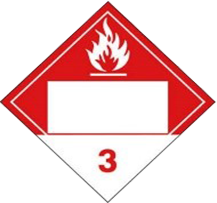 COMBUSTIBLE sign