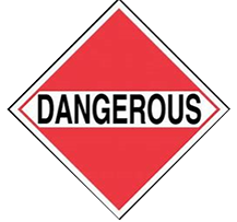 DANGEROUS sign
