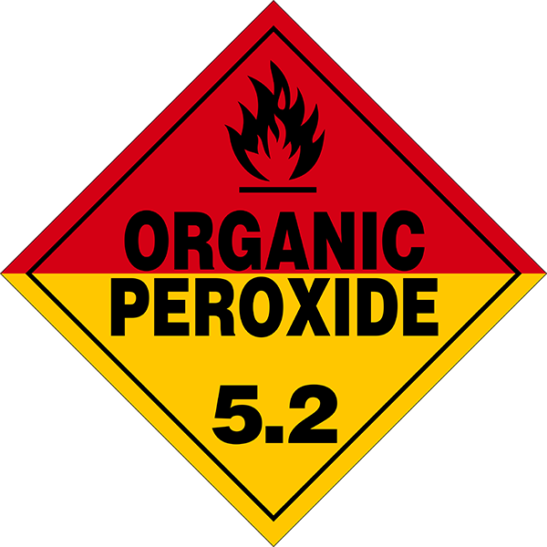 Organic Peroxide sign