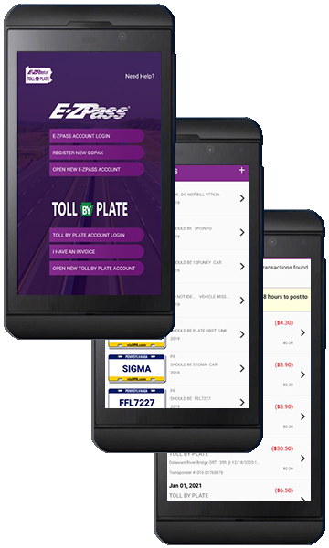 E-ZPass App graphic