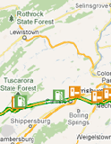 Pennsylvania Turnpike Interactive Travel Map